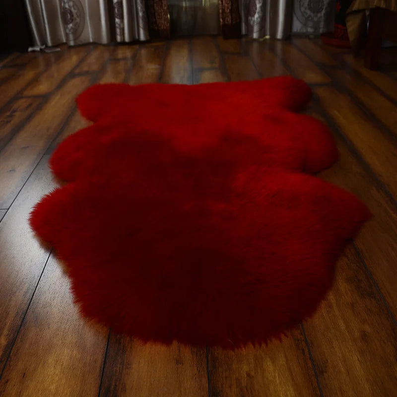 MS.Softex Natural Sheepskin Rug Bedroom Australian Sheepskin Floor Rug