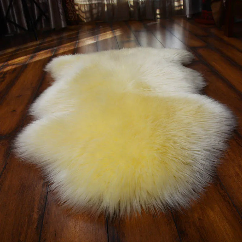 MS.Softex Natural Sheepskin Rug Bedroom Australian Sheepskin Floor Rug