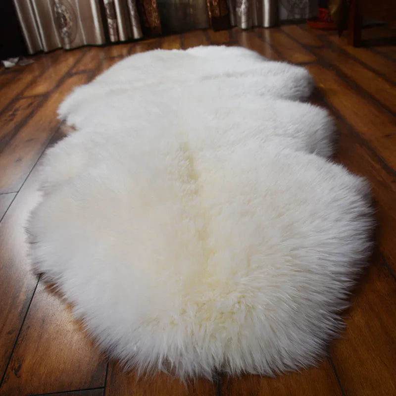 MS.Softex Natural Sheepskin Rug Bedroom Australian Sheepskin Floor Rug