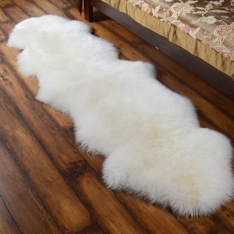 MS.Softex Natural Sheepskin Rug Bedroom Australian Sheepskin Floor Rug