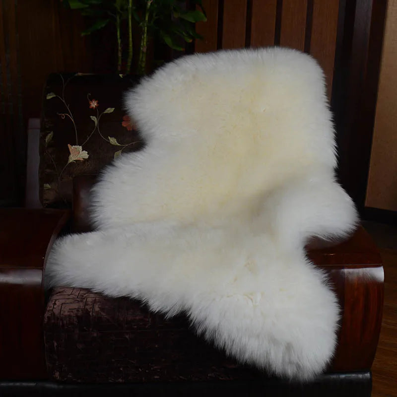 MS.Softex Natural Sheepskin Rug Bedroom Australian Sheepskin Floor Rug
