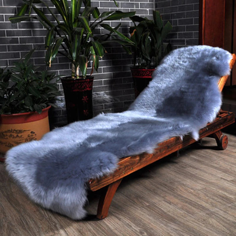 MS.Softex Natural Sheepskin Rug Bedroom Australian Sheepskin Floor Rug