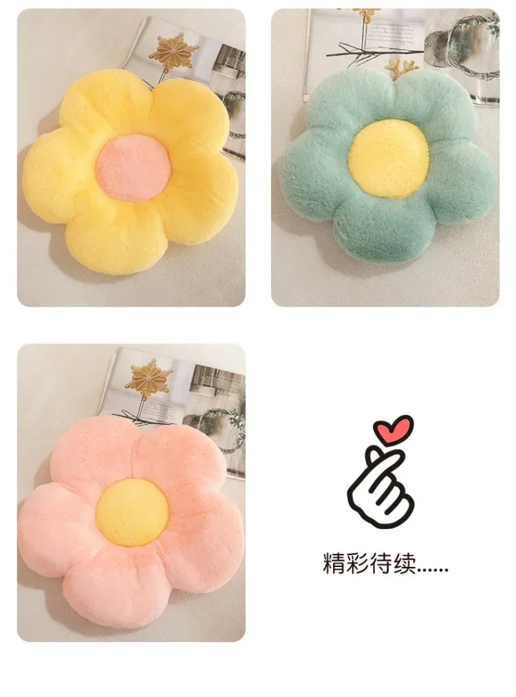 Flower Cushions Sofa Cushions Colorful Sun Flower Cushion