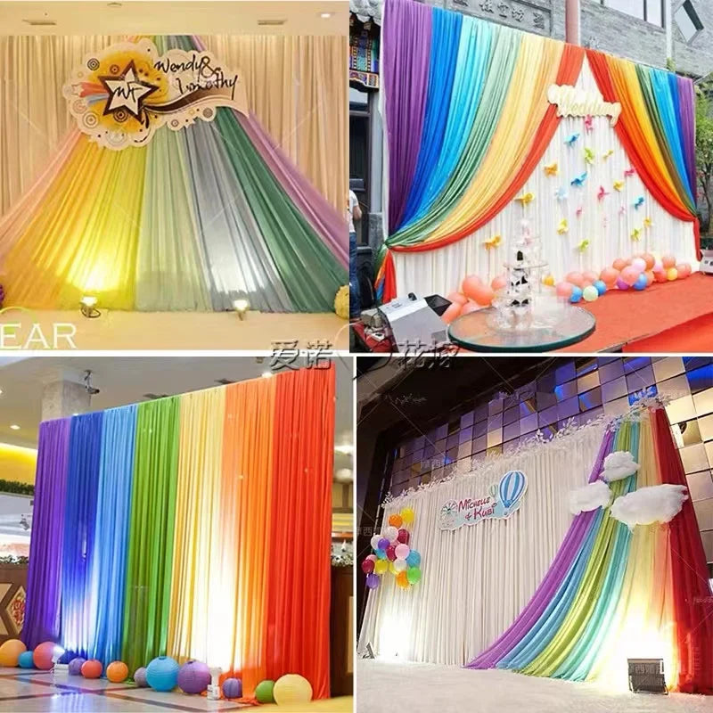 Simple Style  Romantic Home Decoration  Perspective Curtains