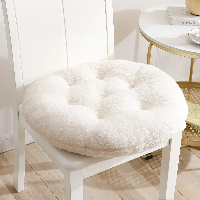 Luxury Round Plush Warm Chair Cushions Dining Chair Cushions