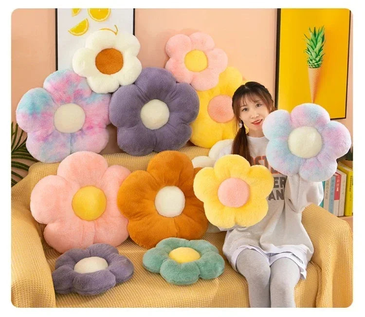 Flower Cushions Sofa Cushions Colorful Sun Flower Cushion