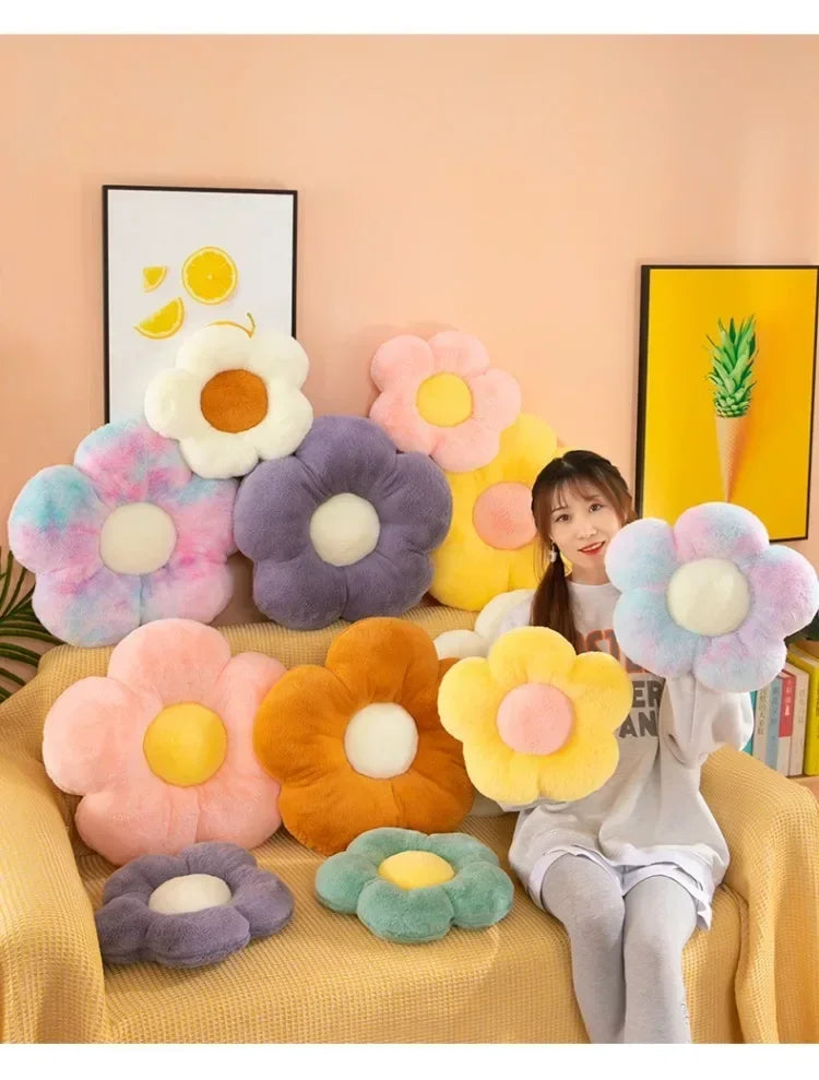 Flower Cushions Sofa Cushions Colorful Sun Flower Cushion