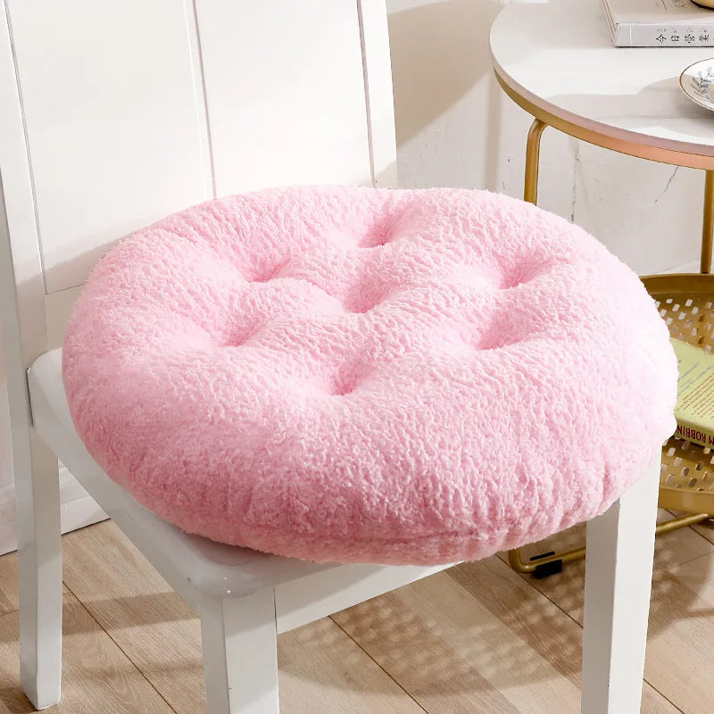 Luxury Round Plush Warm Chair Cushions Dining Chair Cushions