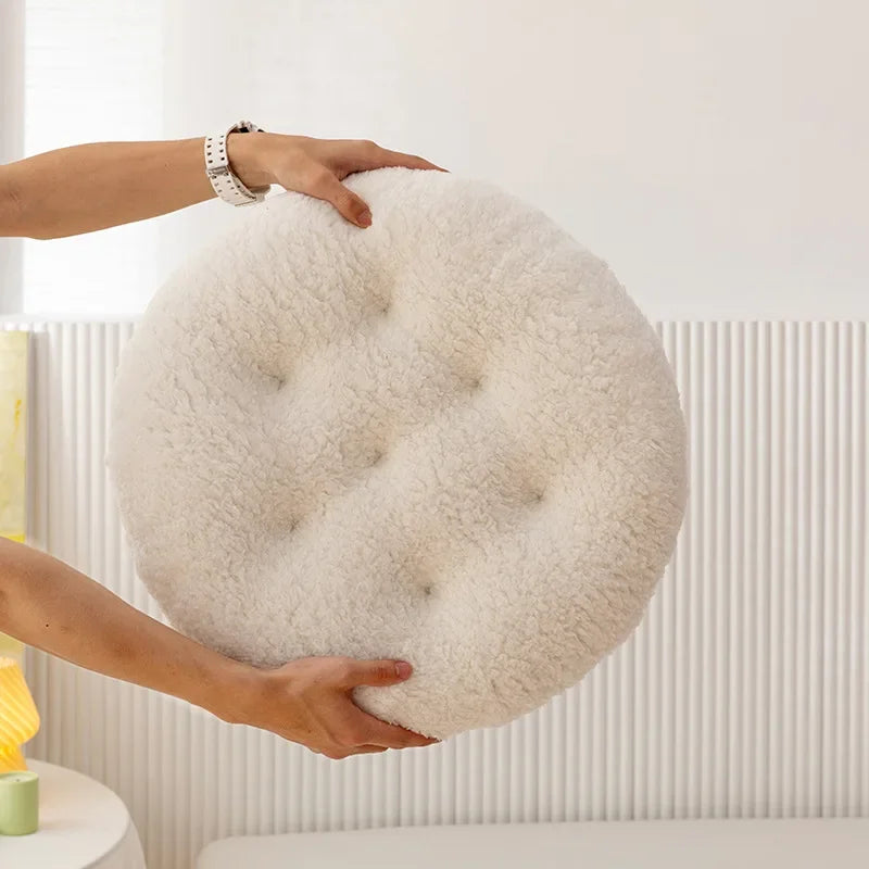 Luxury Round Plush Warm Chair Cushions Dining Chair Cushions