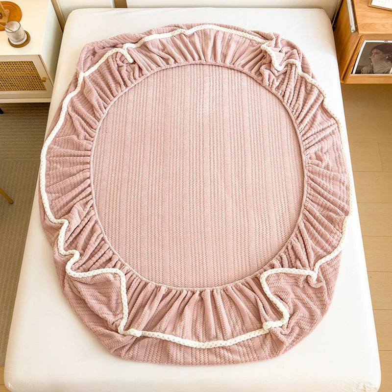 Bedsheet/Bed Sheet/fitted sheet/Single/Super Single/Queen/King Size Bedsheet Mattress Protector