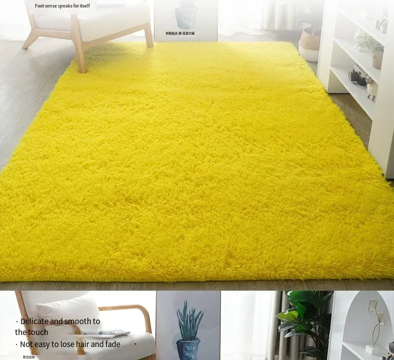 Carpet Modern Silk Wool Carpet Living Room Coffee Table Sofa Bed Carpet