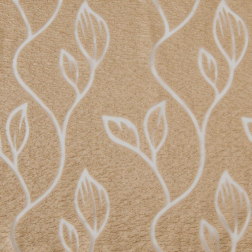 European Jacquard Curtains for Living Room Hollow Leaf Curtains