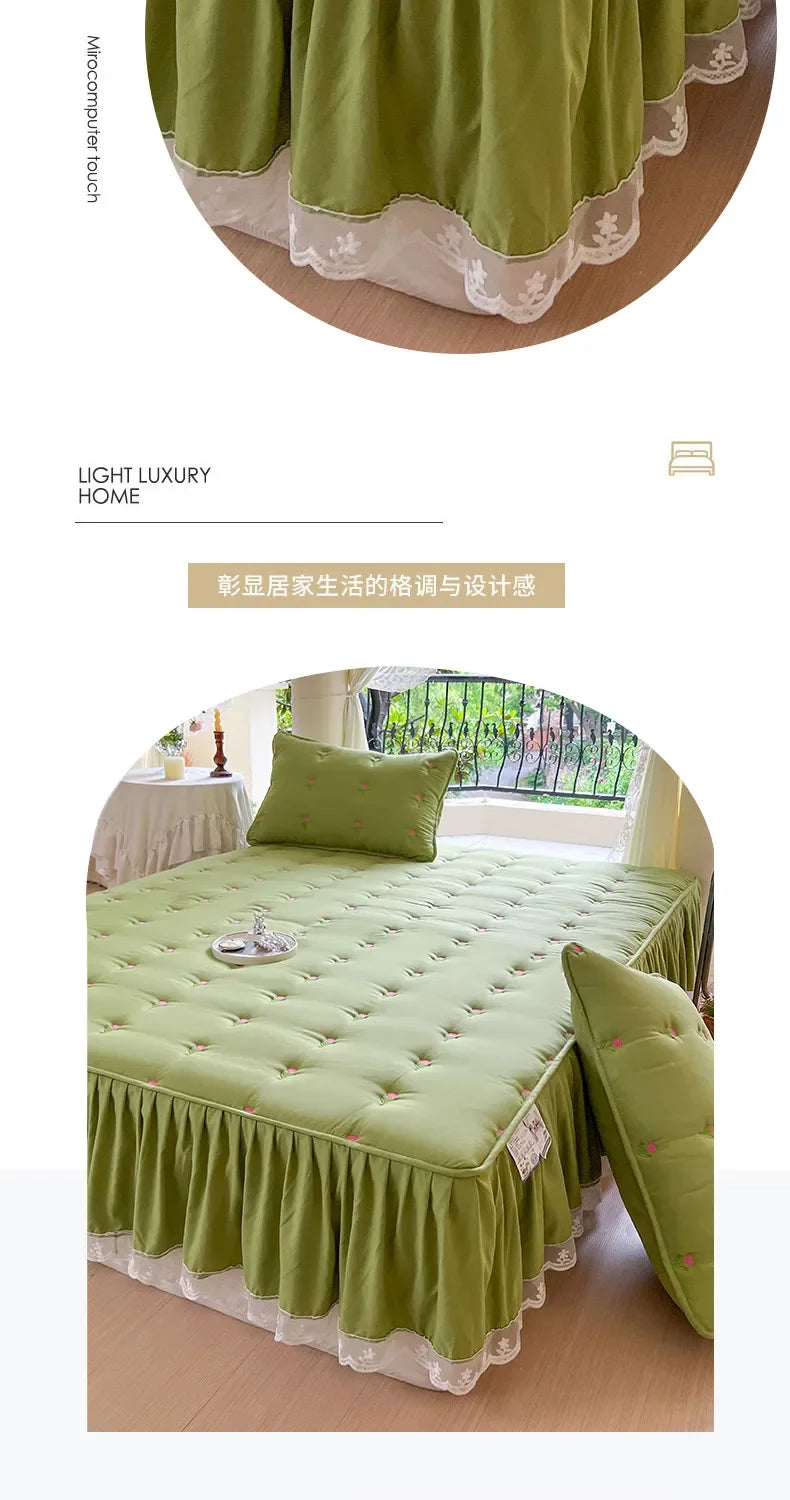 Red Bedsheet single piece cartoon cotton bed sheet anti slip printed cartoon bedsheet