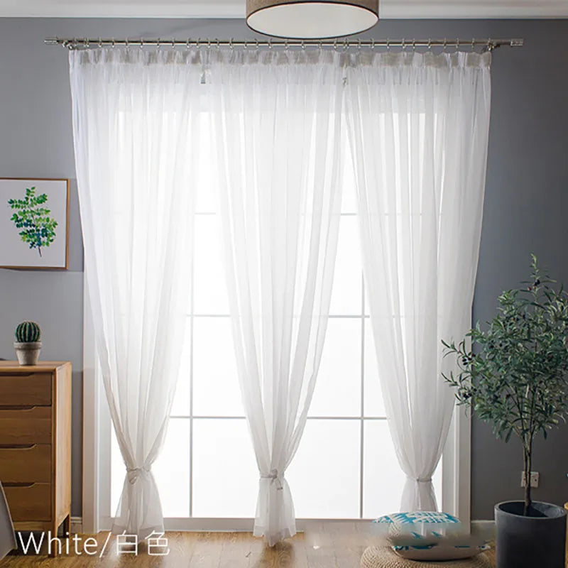Simple Style  Romantic Home Decoration  Perspective Curtains