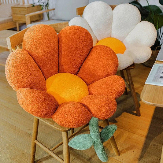 Ins Flower Cushion Office Chair Sitting Cushions