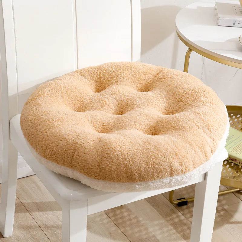 Luxury Round Plush Warm Chair Cushions Dining Chair Cushions