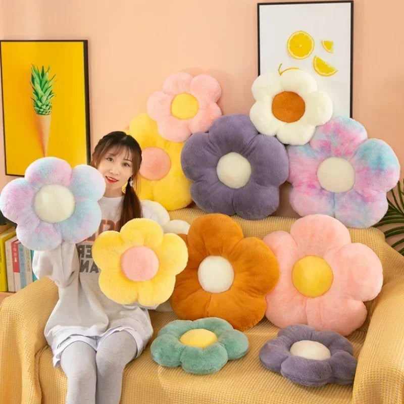 Flower Cushions Sofa Cushions Colorful Sun Flower Cushion