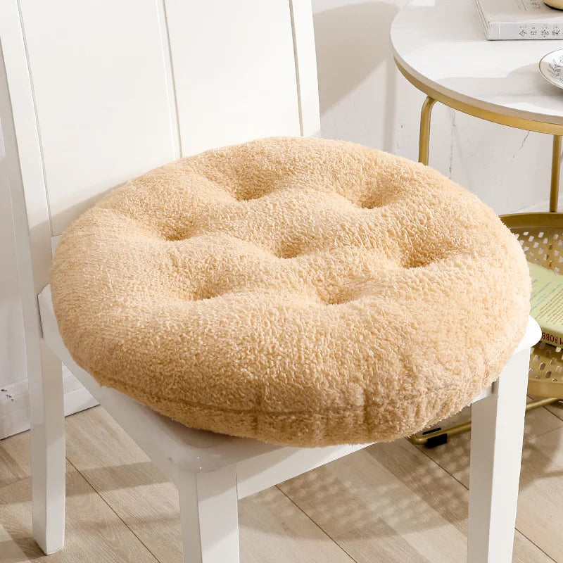 Luxury Round Plush Warm Chair Cushions Dining Chair Cushions