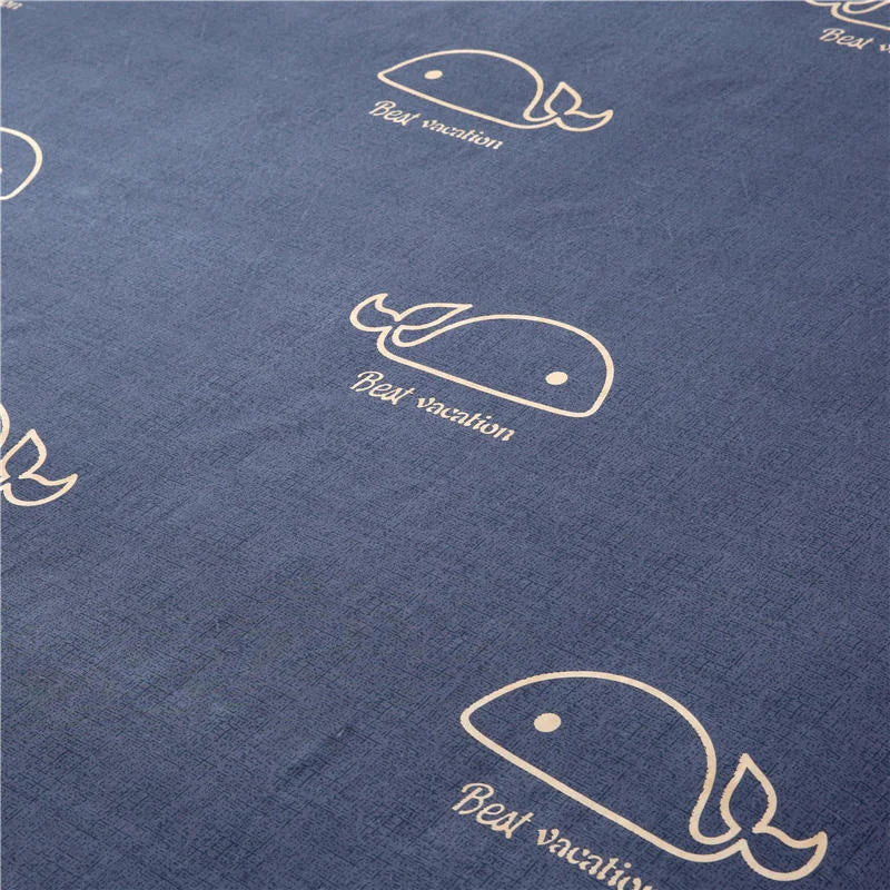 Flower Bedspread On The Bed Sheet Linen Cover Couple