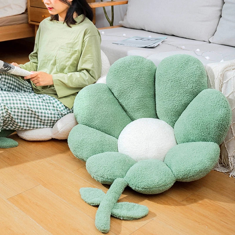 Ins Flower Cushion Office Chair Sitting Cushions