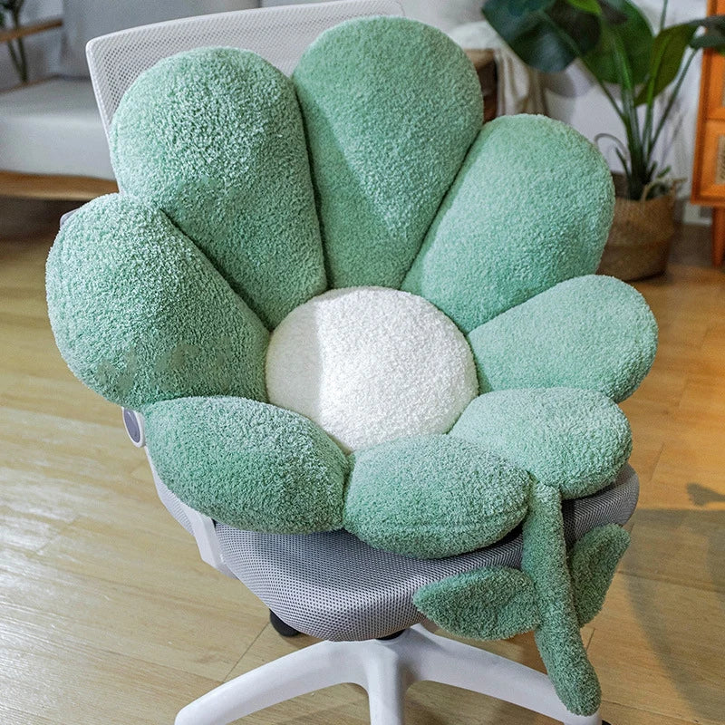 Ins Flower Cushion Office Chair Sitting Cushions