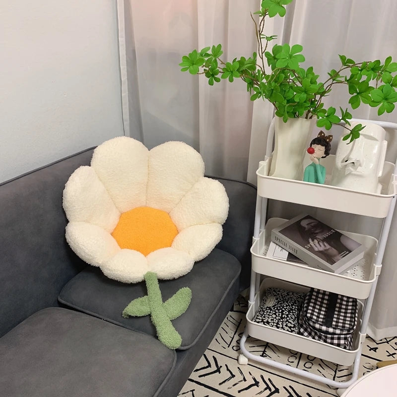 Ins Flower Cushion Office Chair Sitting Cushions