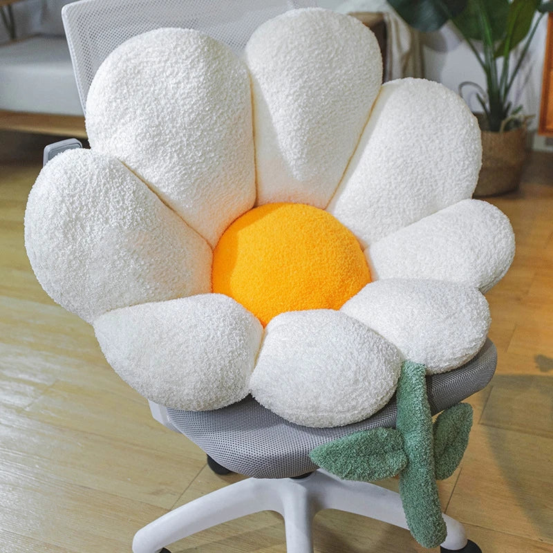 Ins Flower Cushion Office Chair Sitting Cushions