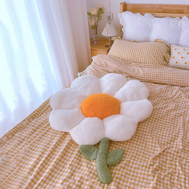 Ins Flower Cushion Office Chair Sitting Cushions