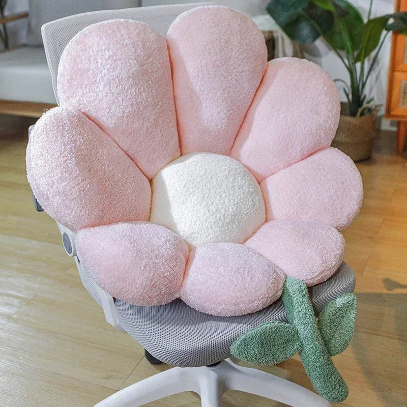 Ins Flower Cushion Office Chair Sitting Cushions