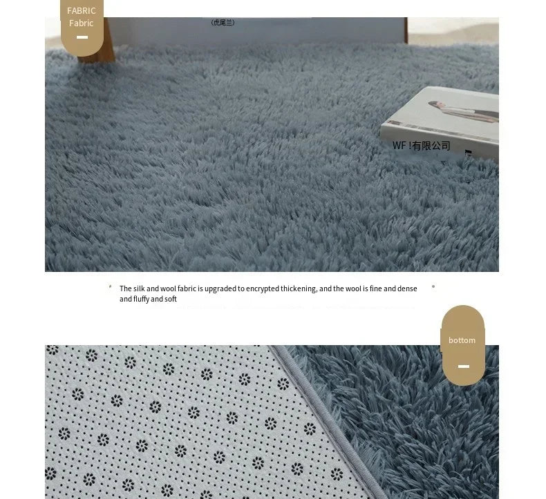 Carpet Modern Silk Wool Carpet Living Room Coffee Table Sofa Bed Carpet