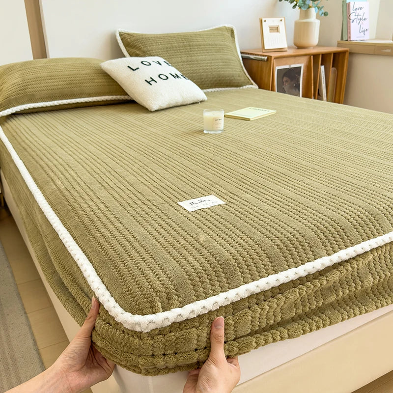 Bedsheet/Bed Sheet/fitted sheet/Single/Super Single/Queen/King Size Bedsheet Mattress Protector