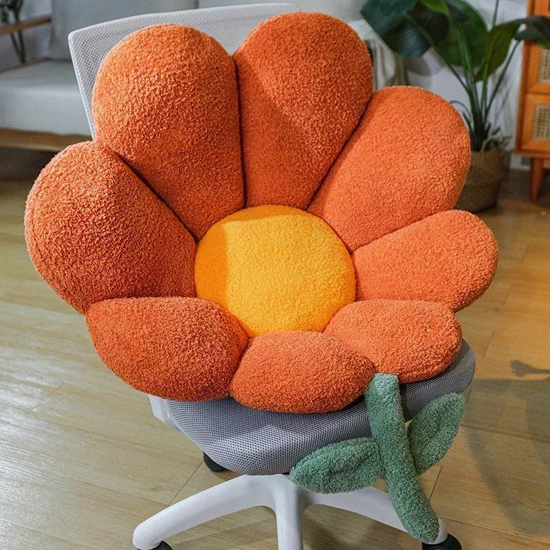 Ins Flower Cushion Office Chair Sitting Cushions