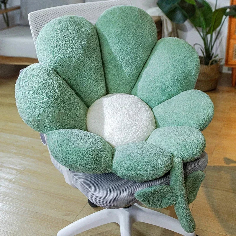 Ins Flower Cushion Office Chair Sitting Cushions
