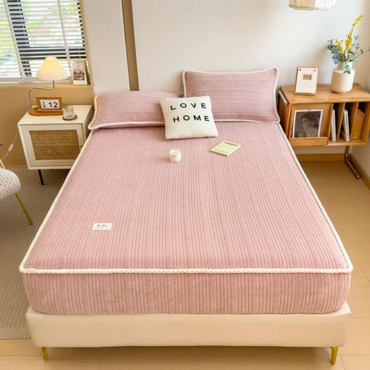 Bedsheet/Bed Sheet/fitted sheet/Single/Super Single/Queen/King Size Bedsheet Mattress Protector